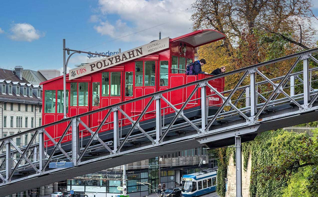 Zürcher Polybahn fährt mit VisiWeb Notsprechsystem von Ruf
